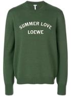 Loewe Summer Love Sweater - Green