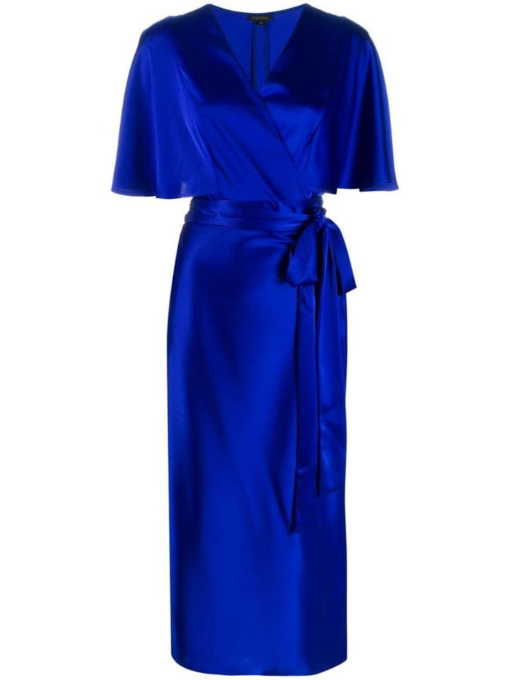 Escada V-neck Dress - Blue