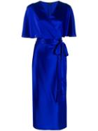 Escada V-neck Dress - Blue