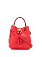 Mulberry Small Hampstead Bucket Bag - Red