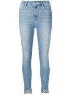 Frame Classic High-rise Skinny Jeans - Blue