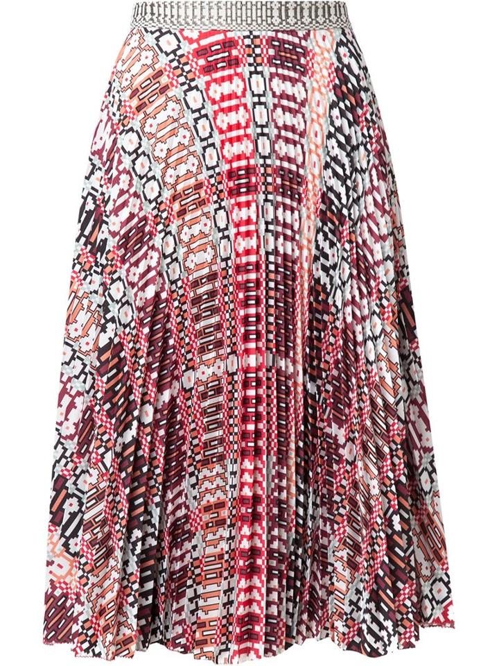 Misha Nonoo 'georgette Connie' Skirt, Women's, Size: 4, Red, Polyester