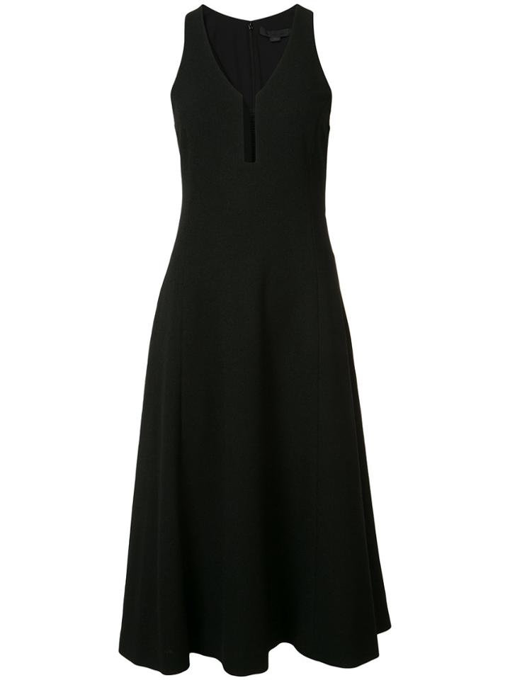 Alexander Wang V-neck A-line Dress - Black