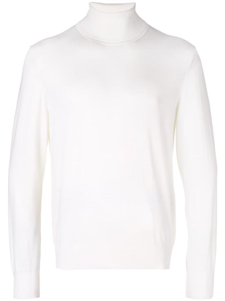 Z Zegna Turtle Neck Jumper - White