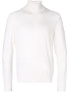 Z Zegna Turtle Neck Jumper - White