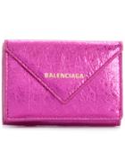 Balenciaga Papier Mini Wallet - Pink
