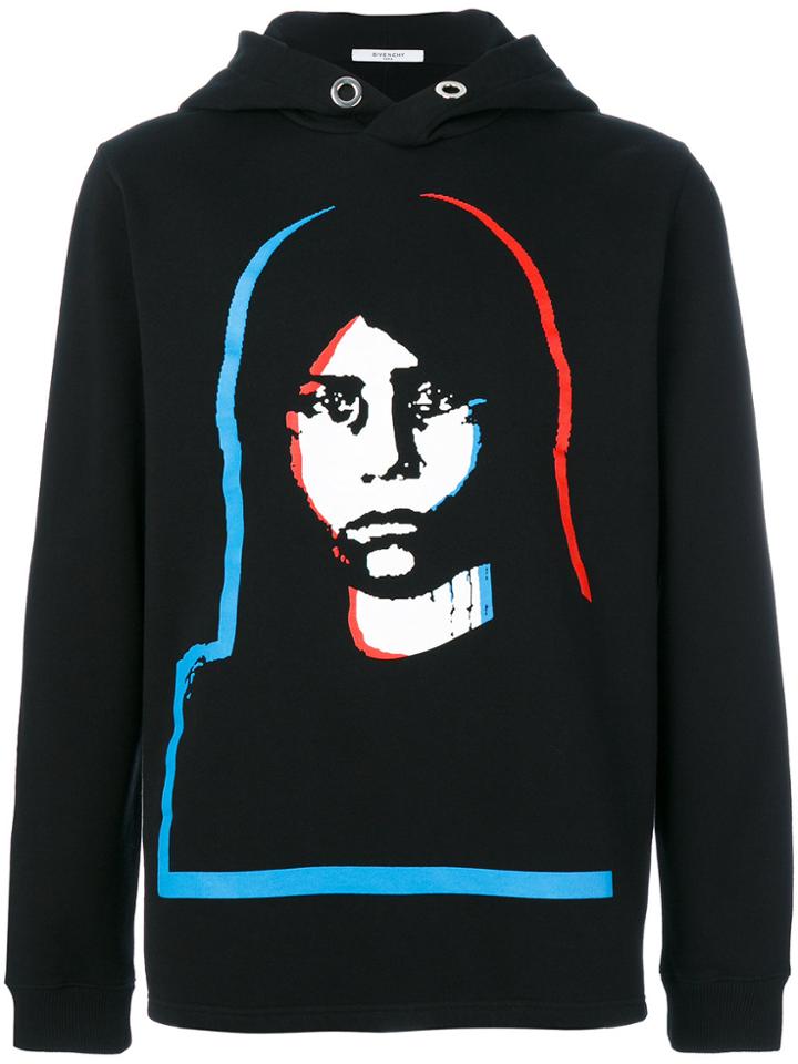 Givenchy Face Hoodie - Black