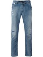 Diesel Straight Leg Jeans, Men's, Size: 30, Blue, Lyocell/cotton/spandex/elastane