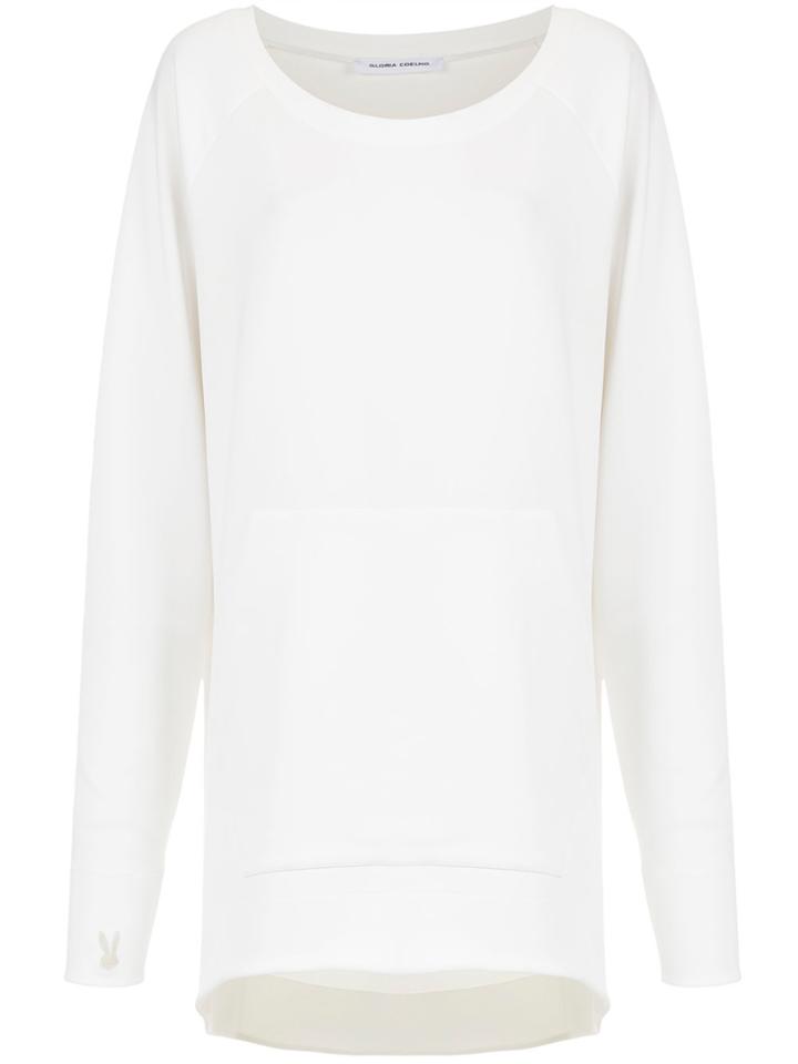 Gloria Coelho Sweatshirt Dress - White