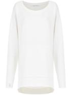 Gloria Coelho Sweatshirt Dress - White