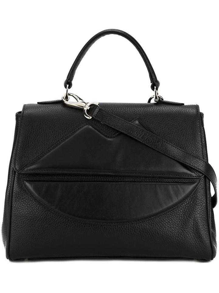 Sara Battaglia 'lips' Tote, Women's, Black