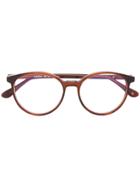 L.g.r Round Frame Glasses - Brown