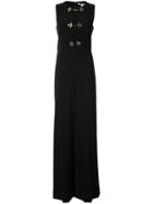 Derek Lam 10 Crosby Sleeveless Jumpsuit With Grommet Detail - Black