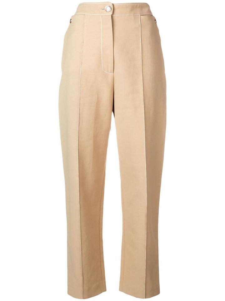 Temperley London Margot Tailored Trousers - Neutrals