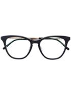 Matsuda Cat Eye Glasses - Black