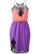 Alexander Wang - Drawstring Camisole Dress - Women - Silk/nylon - 6, Purple, Silk/nylon