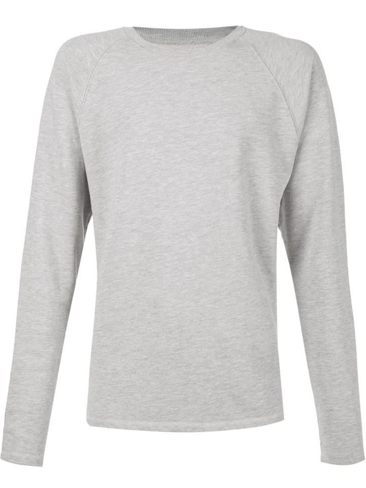 Fadeless Crew Neck Sweater, Men's, Size: Xl, Grey, Cotton