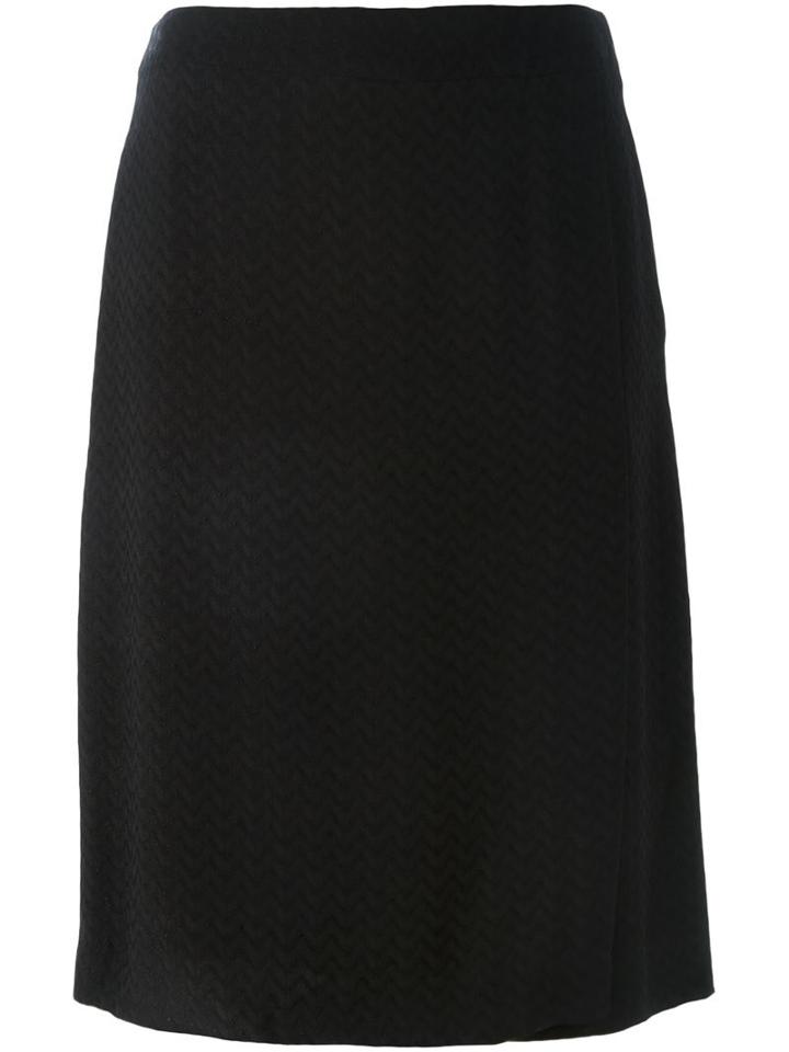 Jean Louis Scherrer Vintage Chevron Pattern Skirt