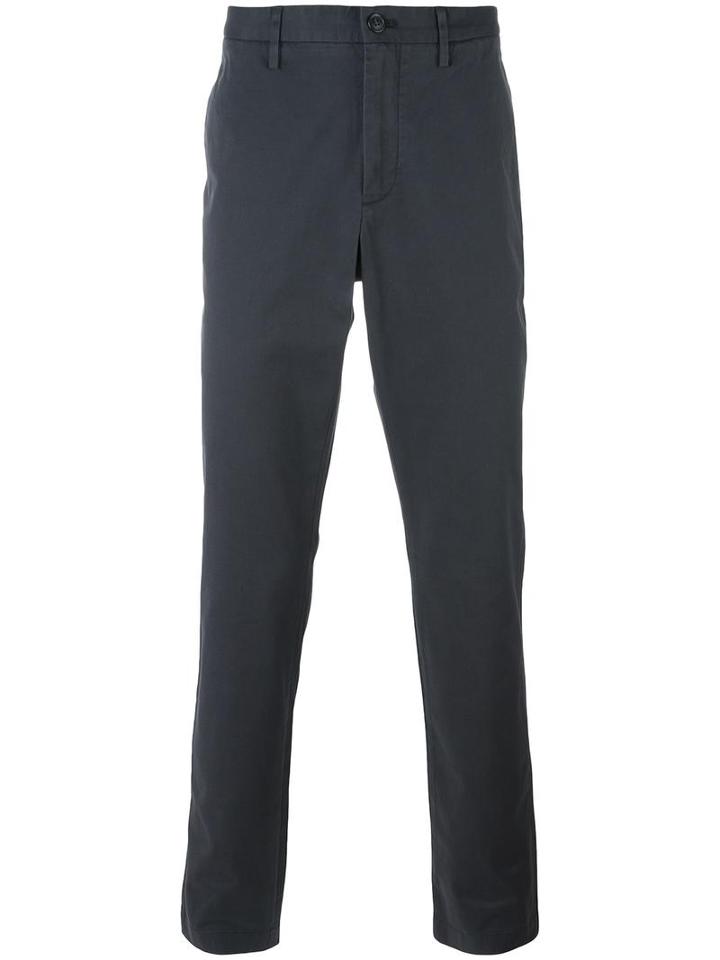 Michael Kors Slim-fit Trousers, Men's, Size: 32, Grey, Cotton/spandex/elastane