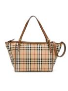 Burberry Kids House Check Changing Tote - Nude & Neutrals