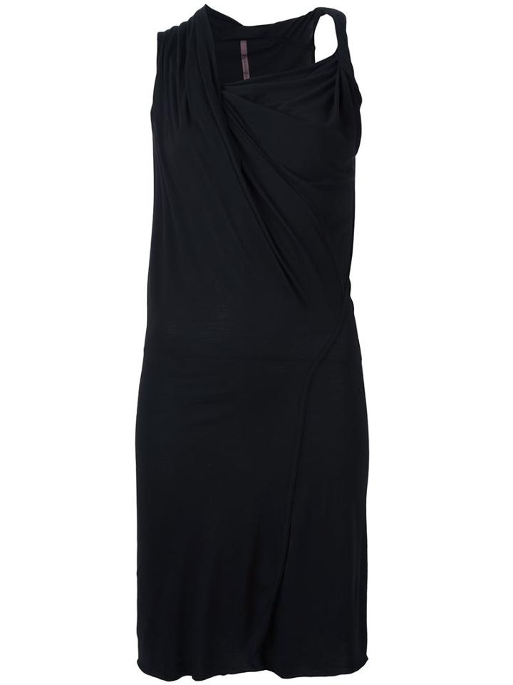 Rick Owens Lilies Draped Sleeve Dress