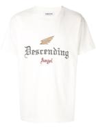 Ground Zero Descending Angel Embroidered T-shirt - White