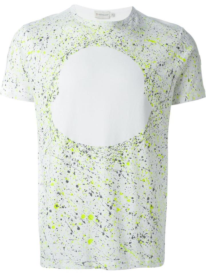 Moncler Paint Splatter Print T-shirt