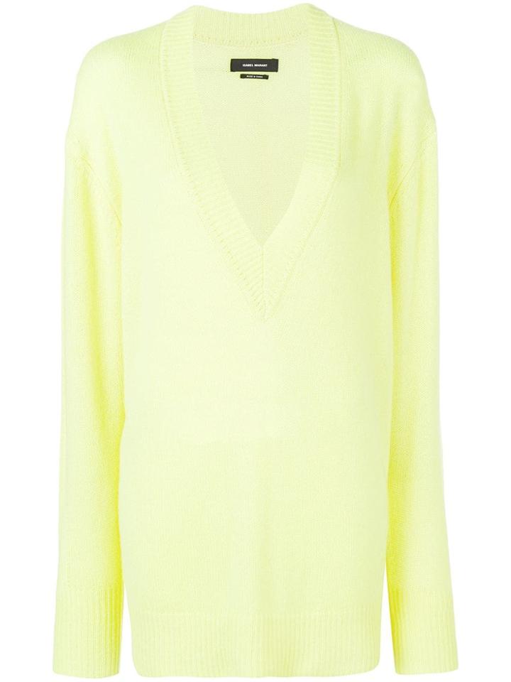 Isabel Marant V-neck Sweater - Yellow