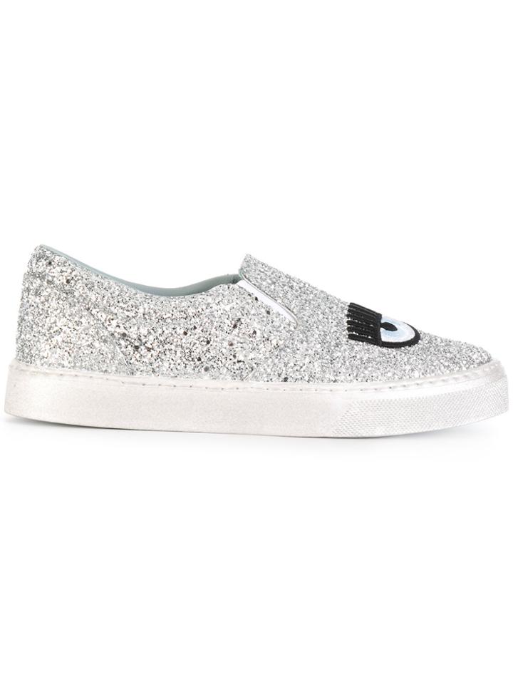 Chiara Ferragni Logomania Sneakers - Grey