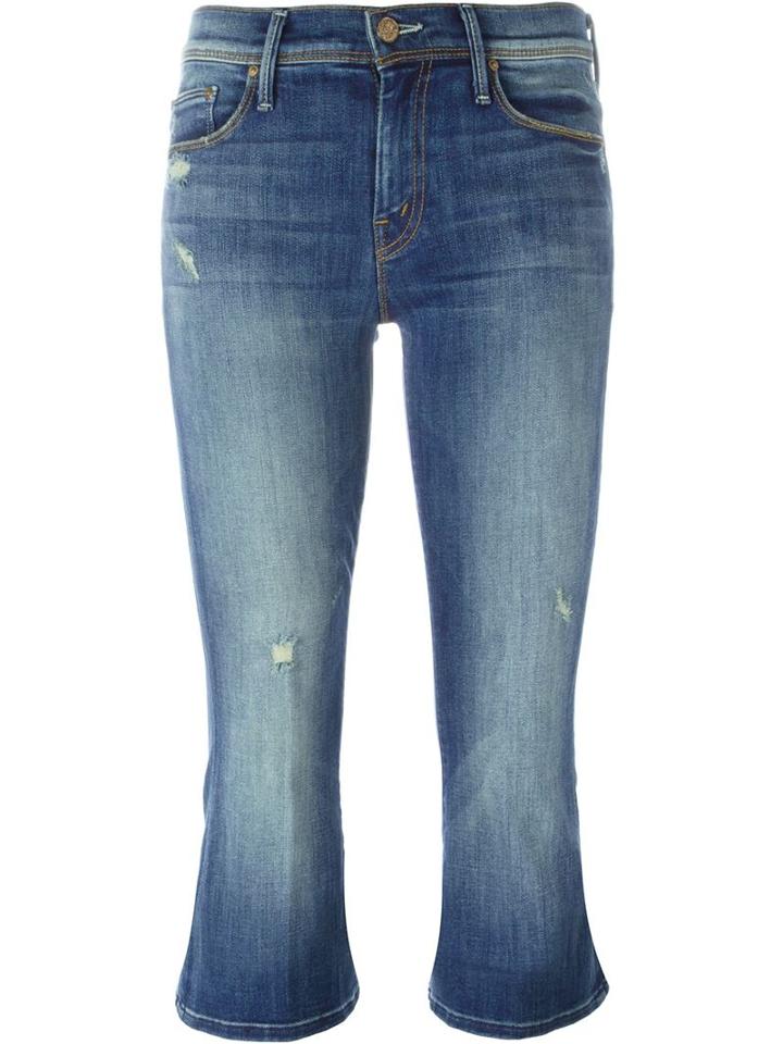 Mother Cruiser Jeans, Women's, Size: 24, Blue, Cotton/spandex/elastane