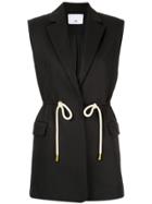 Camilla And Marc Sleeveless Tailored Vest - Black
