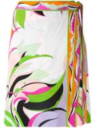 Emilio Pucci - Colour-block Printed Skirt - Women - Spandex/elastane/viscose - 44, Spandex/elastane/viscose