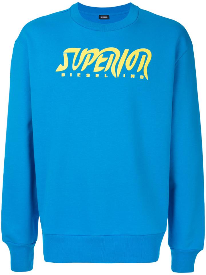 Diesel S-bay-sc Sweatshirt - Blue