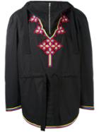 Stella Mccartney Embroidered Anorak, Men's, Size: 48, Black, Cotton/acetate