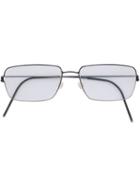 Lindberg Unique Glasses, Black, Black Rhodium Plated White Gold