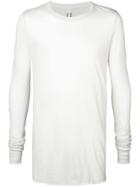 Rick Owens Long Sleeved T-shirt - Neutrals