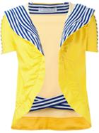 Richard Malone Ruched Back Cross Jacket, Women's, Size: Medium, Yellow/orange, Acrylic