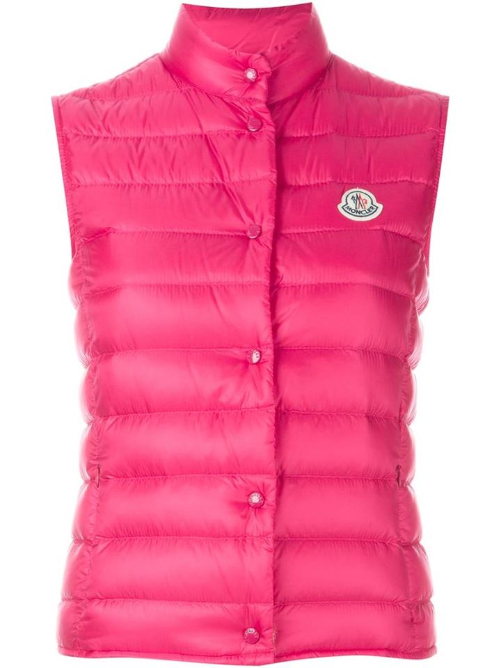 Moncler Liane Padded Gilet, Women's, Size: 0, Pink/purple, Polyamide/feather Down/feather