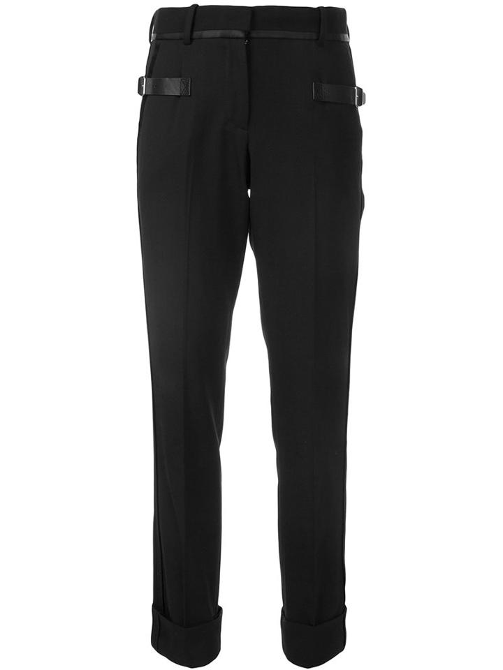 Vera Wang Buckle Strap Trousers