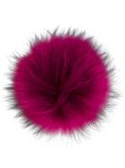 N.peal Detachable Pom Pom - Pink & Purple