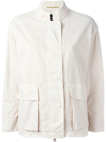 Bazar Deluxe Graffiti Print Coat