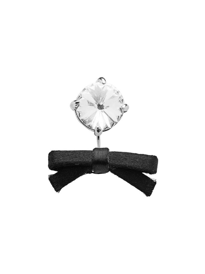Miu Miu Earring With Bow - Black