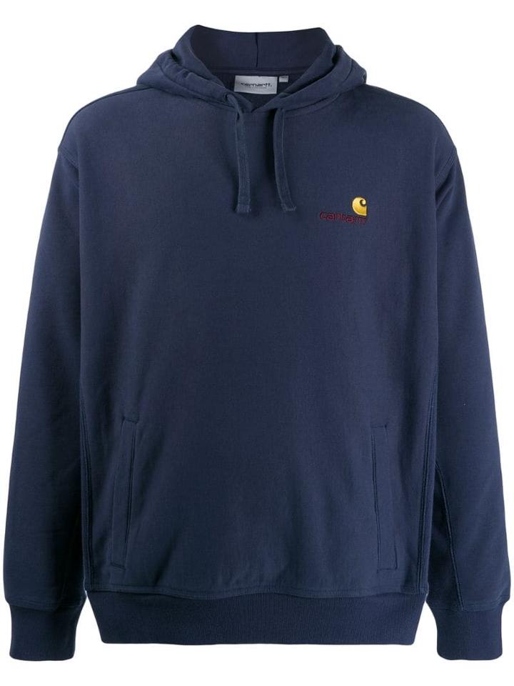 Carhartt Wip Felpa Hoody - Blue