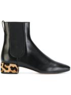 Francesco Russo Chunky Heel Ankle Boots - Black