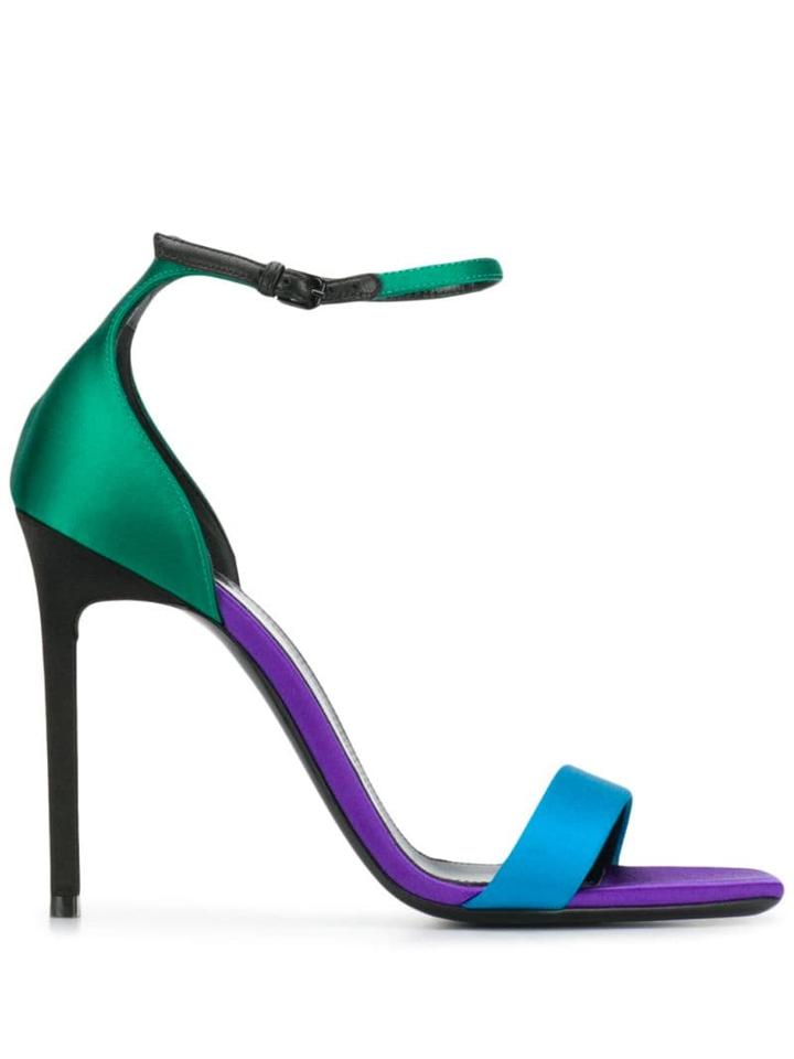 Saint Laurent Amber Sandals - Blue