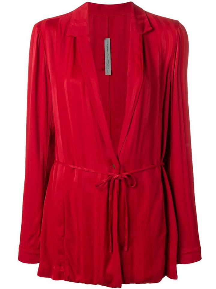 Raquel Allegra Deep V-neck Jacket - Red