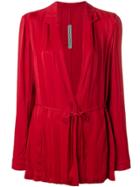 Raquel Allegra Deep V-neck Jacket - Red
