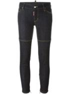 Dsquared2 'medium Waist Skinny' Jeans, Women's, Size: 40, Blue, Cotton/spandex/elastane/polyester