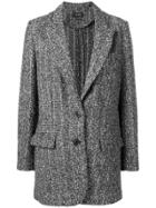 Isabel Marant Tweed Coat - Black