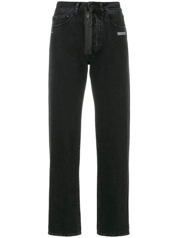 Off-white Straight-leg Vintage Jeans - Black